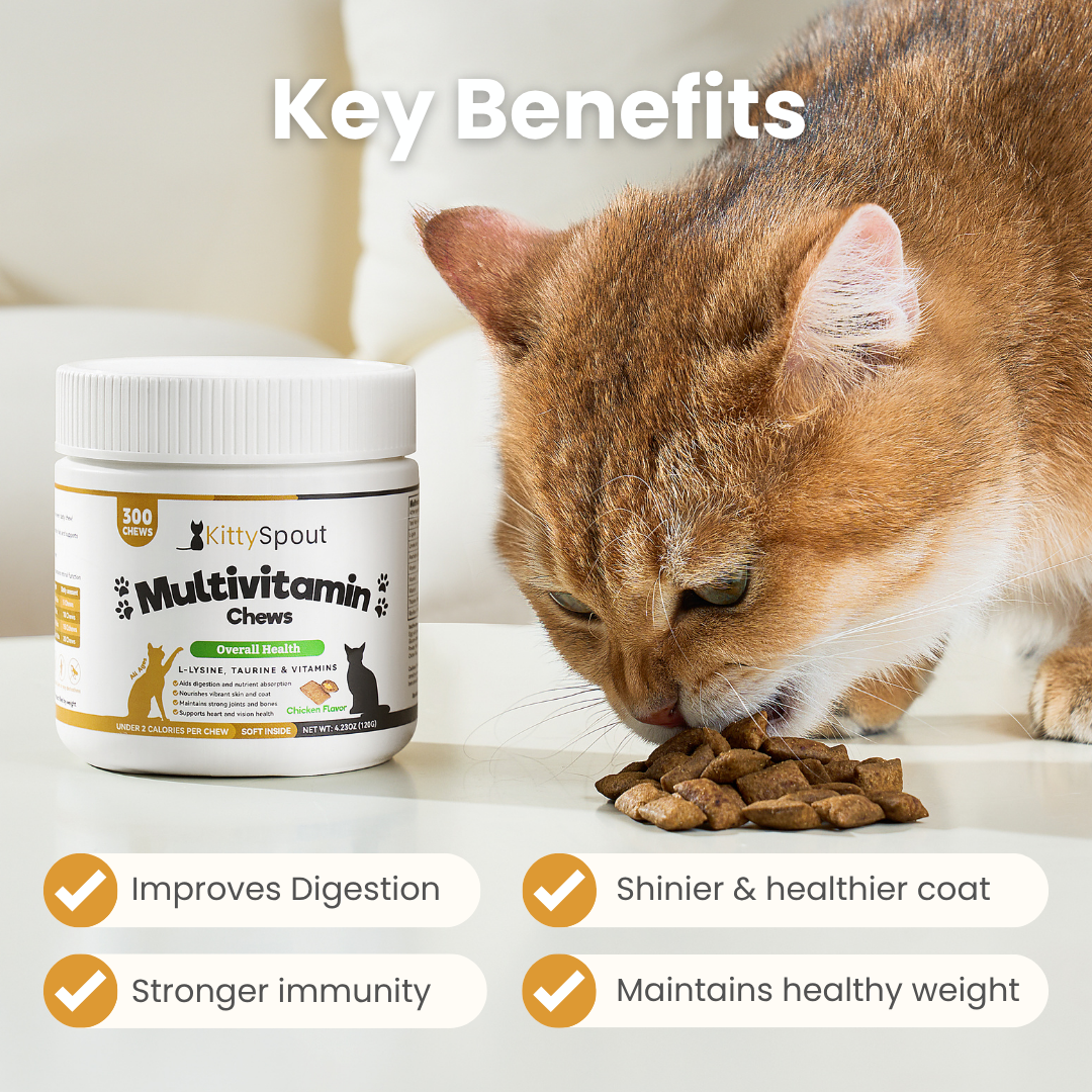 KittySpout Multivitamin Chews - 90 Day Supply