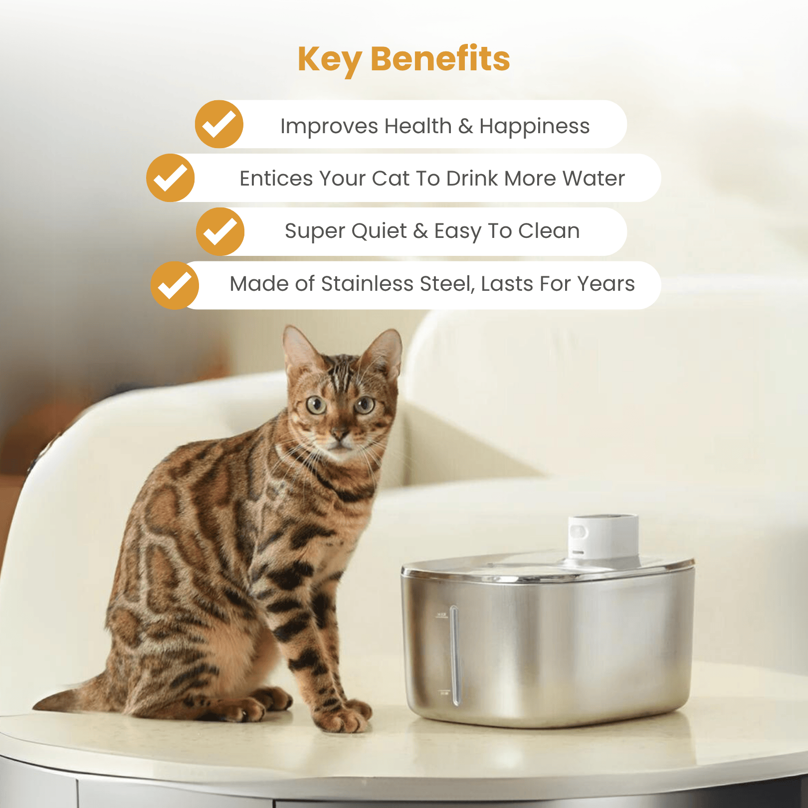 La KittySpout™ - Fuente inalámbrica