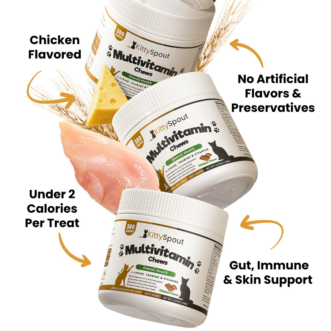 KittySpout Multivitamin Chews - 30 Day Supply