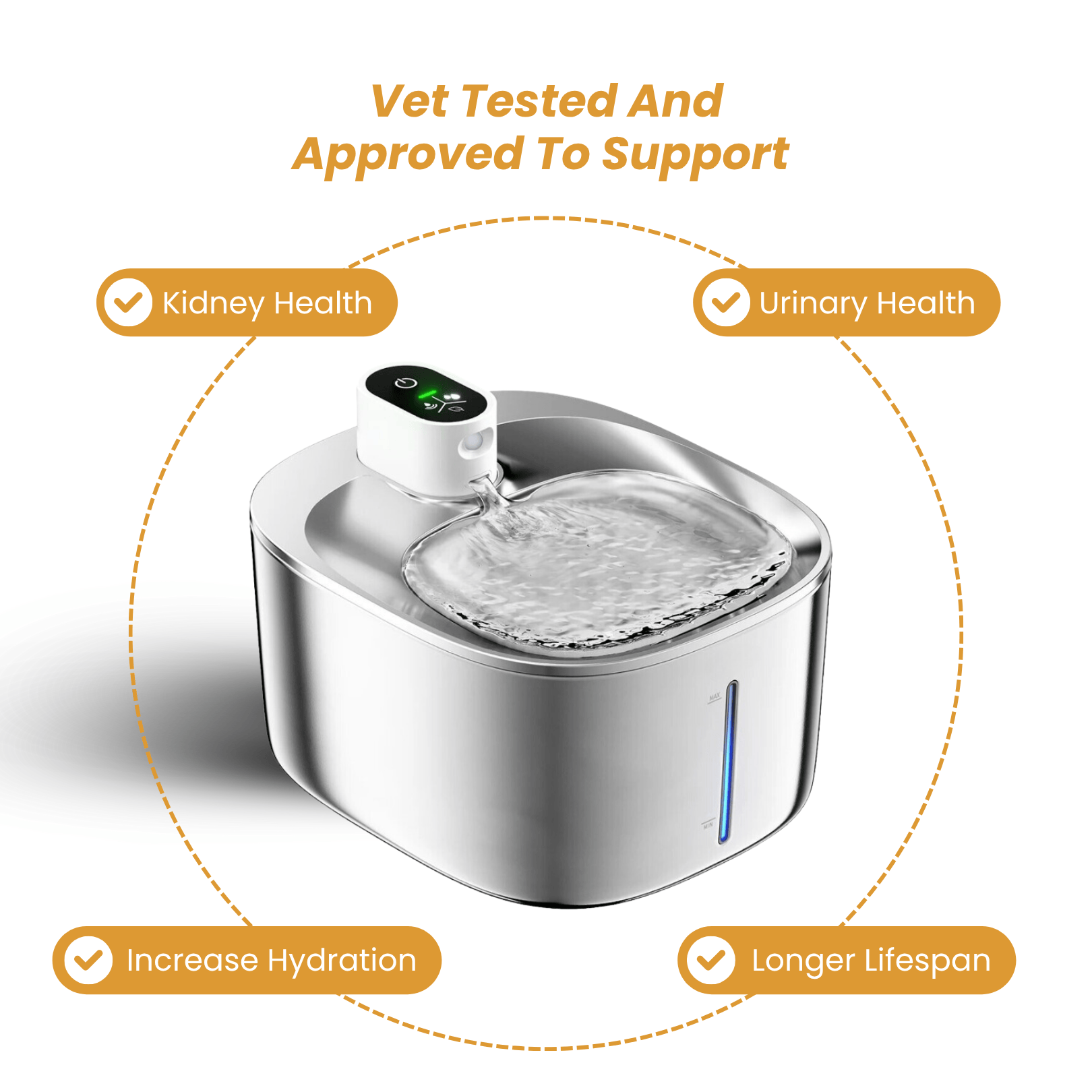 La KittySpout™ - Fuente inalámbrica