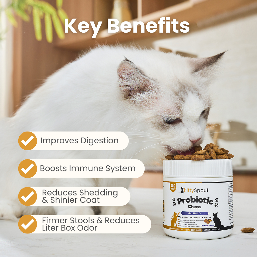 KittySpout Probiotic Chews - 90 Day Supply