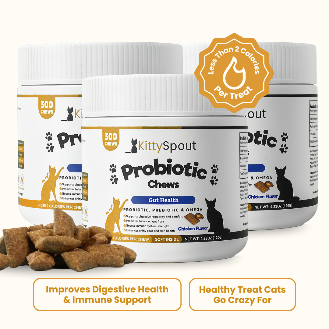 KittySpout Probiotic Chews - 90 Day Supply