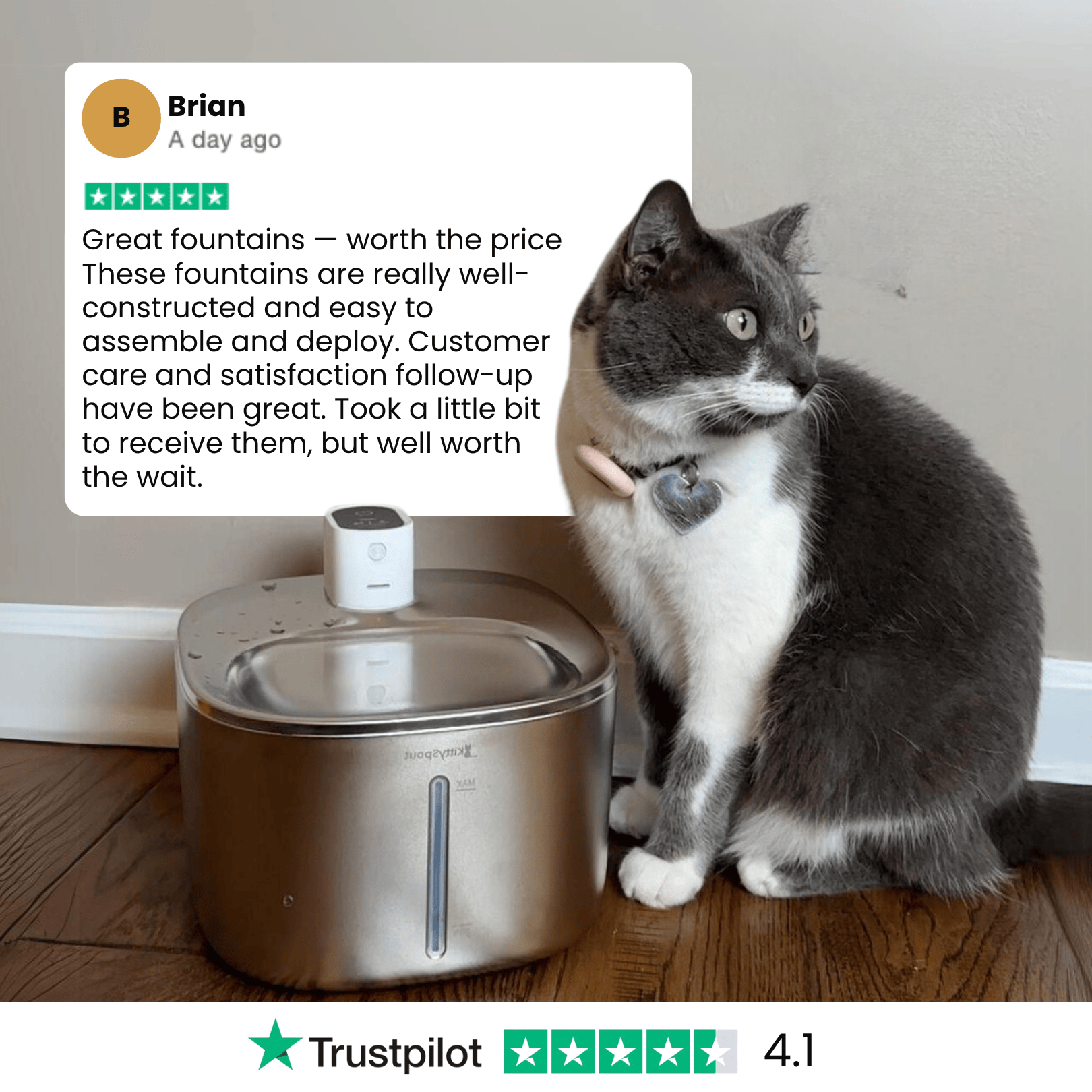 La KittySpout™ - Fuente inalámbrica