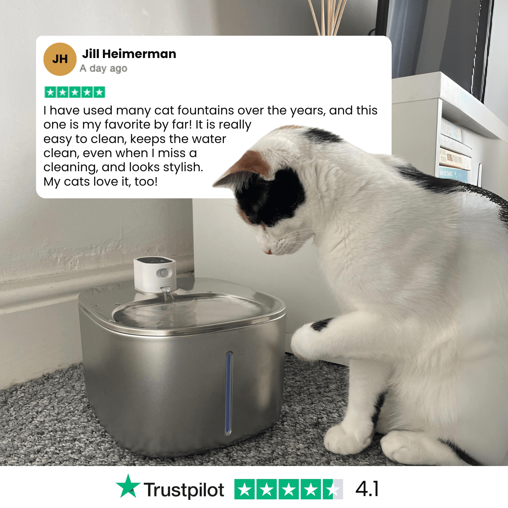 La KittySpout™ - Fuente inalámbrica